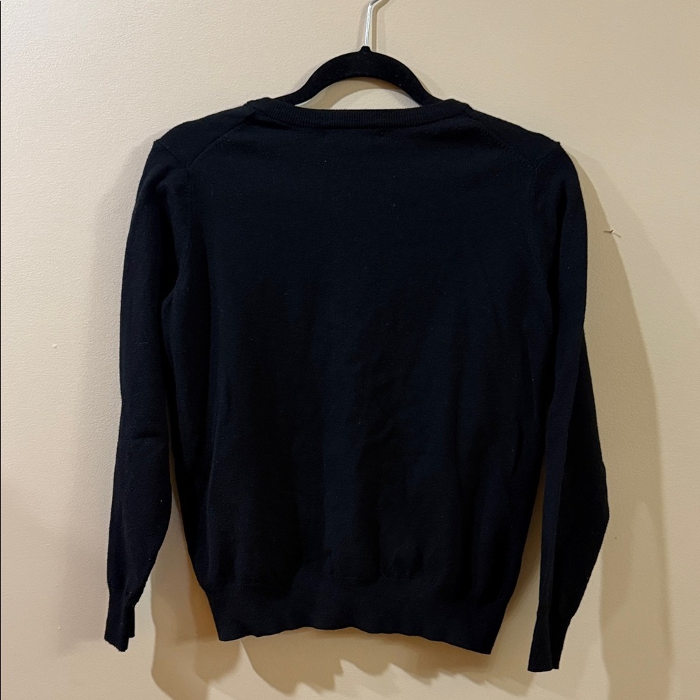 Elegant Black Women's Cardigan - Picture 2 of 2